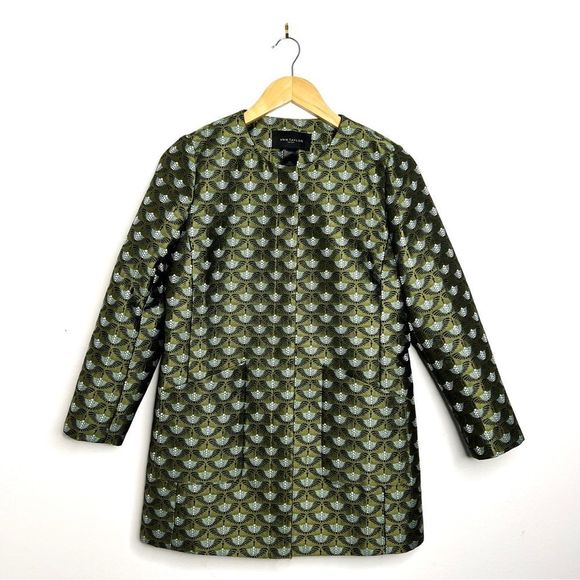 Ann Taylor Peacock Structured Blazer - Picture 1 of 7